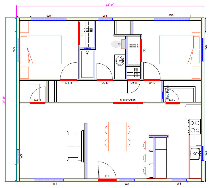 								 								 								 								 								 								 Two Bedroom Plans												